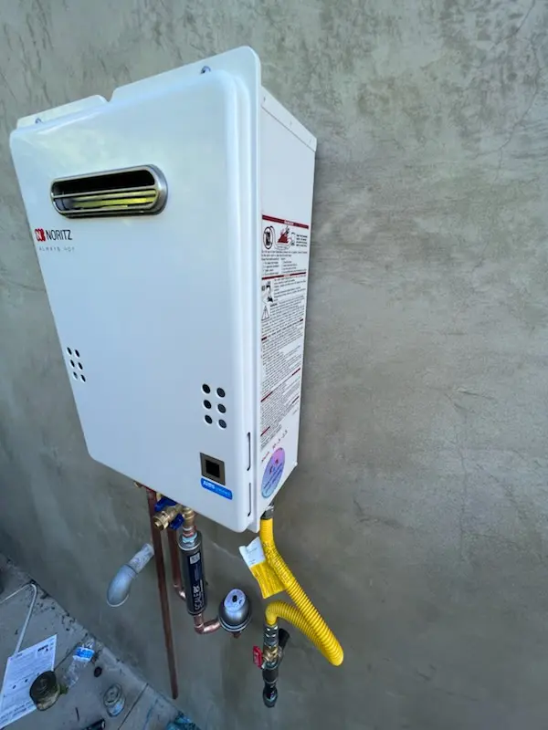 Tankless water heater installation for University of Virginia homes